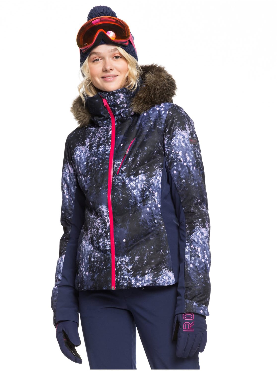 Roxy Jacket Snowstorm at model | hot Sale Hot Snowboard Plus sale glamor Womens